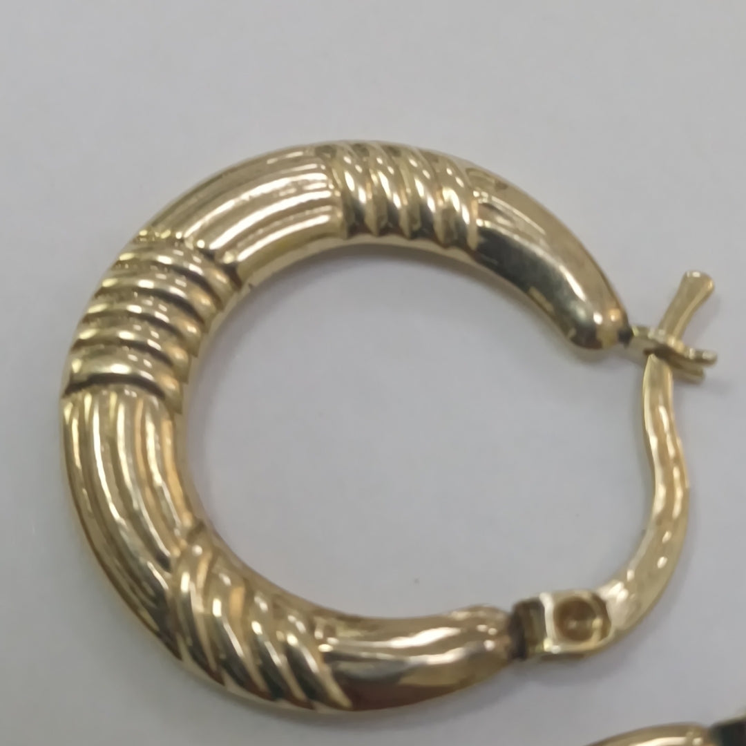 ARRACADAS PAR ORO 10 K 1,90 GRMS (SEMINUEVO)