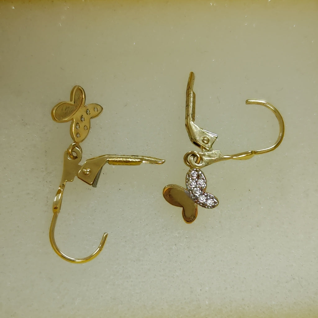 BROQUELES ORO 14K 1.8 (NUEVO)