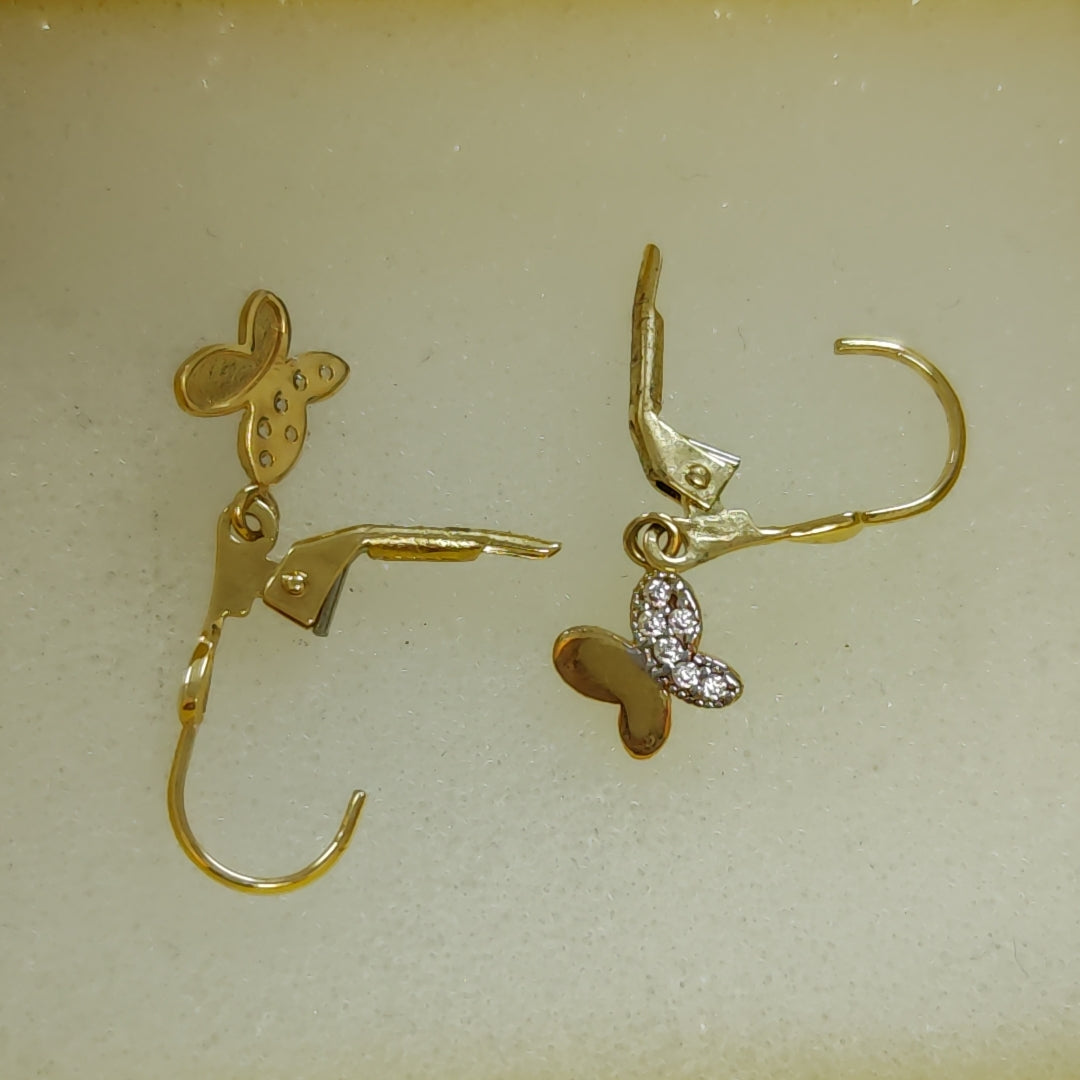 BROQUELES ORO 14K 1.8 (NUEVO)