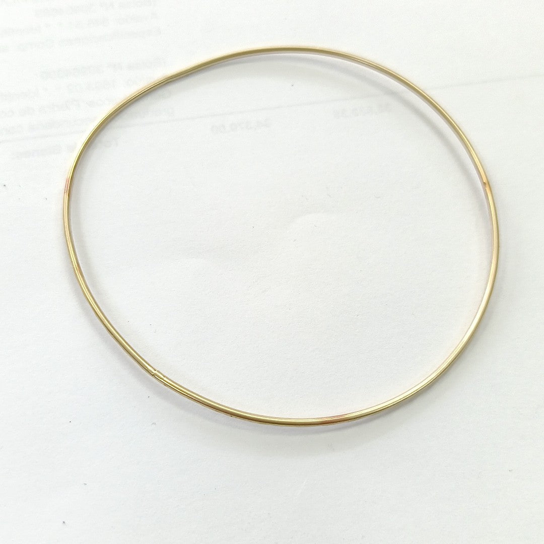 PULSERA RIGIDA ORO 10 K 2,10 GRMS (SEMINUEVO)