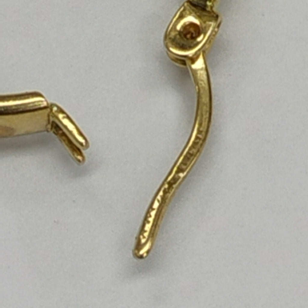 ARRACADAS PAR ORO 14 K 3.7 GRMS (SEMINUEVO)