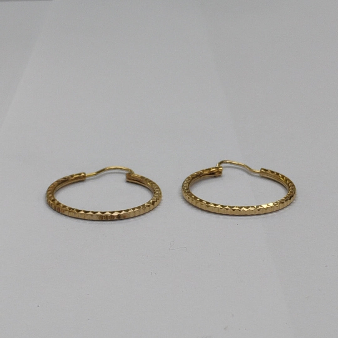 ARRACADAS PAR ORO 10 K 2 GRMS (SEMINUEVO)