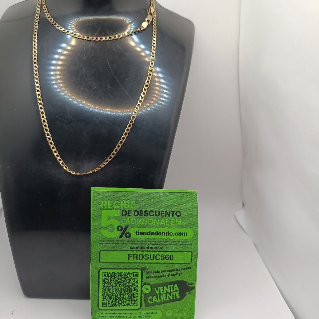 CADENA ORO 14 K 4.5 GRMS (SEMINUEVO)