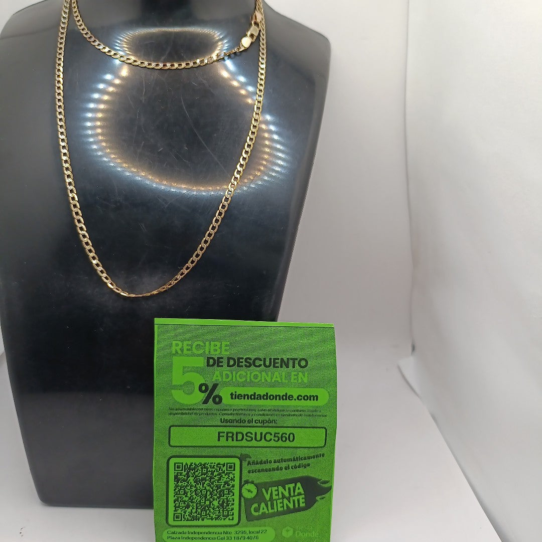 CADENA ORO 14 K 4.5 GRMS (SEMINUEVO)