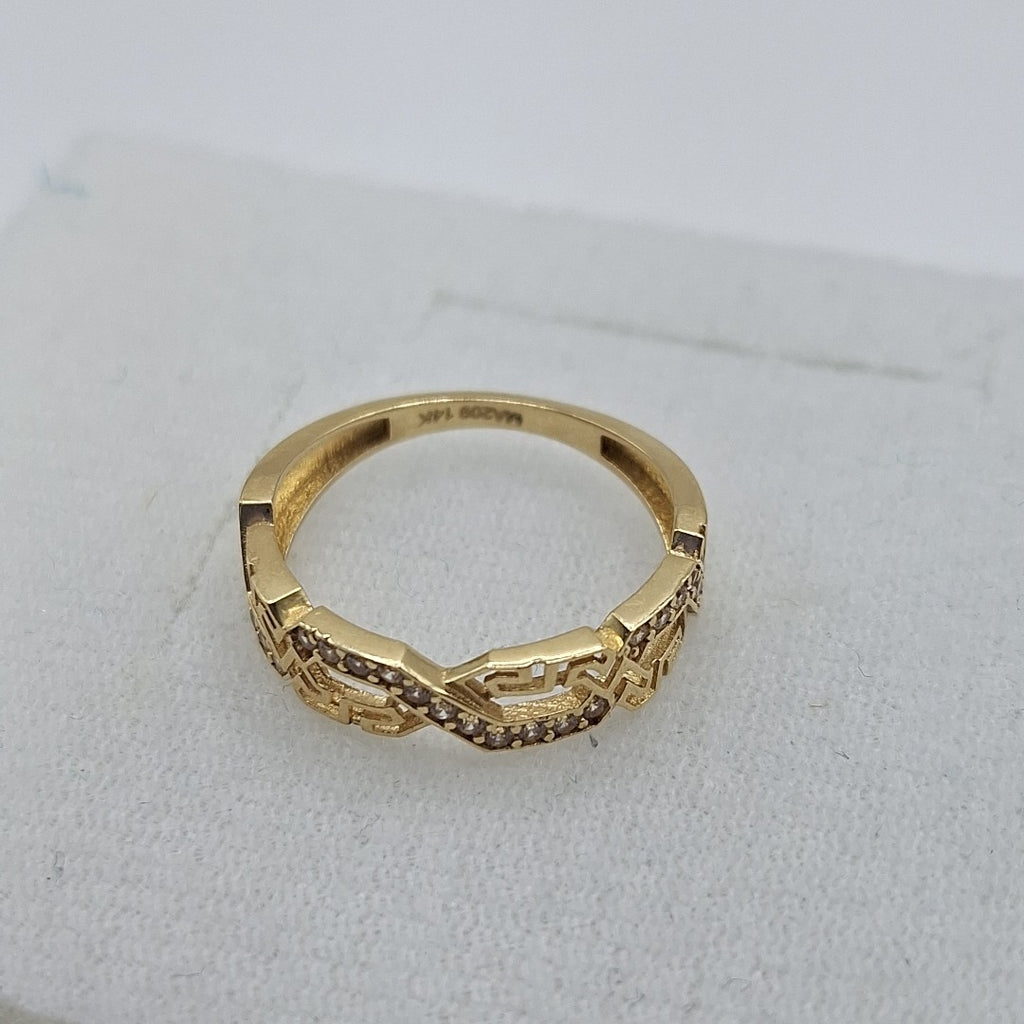 ANILLO ORO 14 K 2 GRMS (SEMINUEVO)