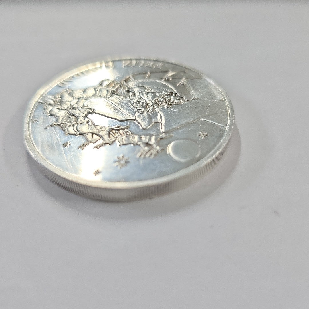 K1 62.3 GRMS PLATA .999 IDENTIFICACIÓN MEDALLA CONMEMORATIVA MATERIALES P (SEMINUEVO)