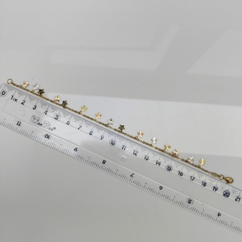 PULSERA ORO, ORO COMBINADO 10 K 2.5 GRMS (SEMINUEVO)