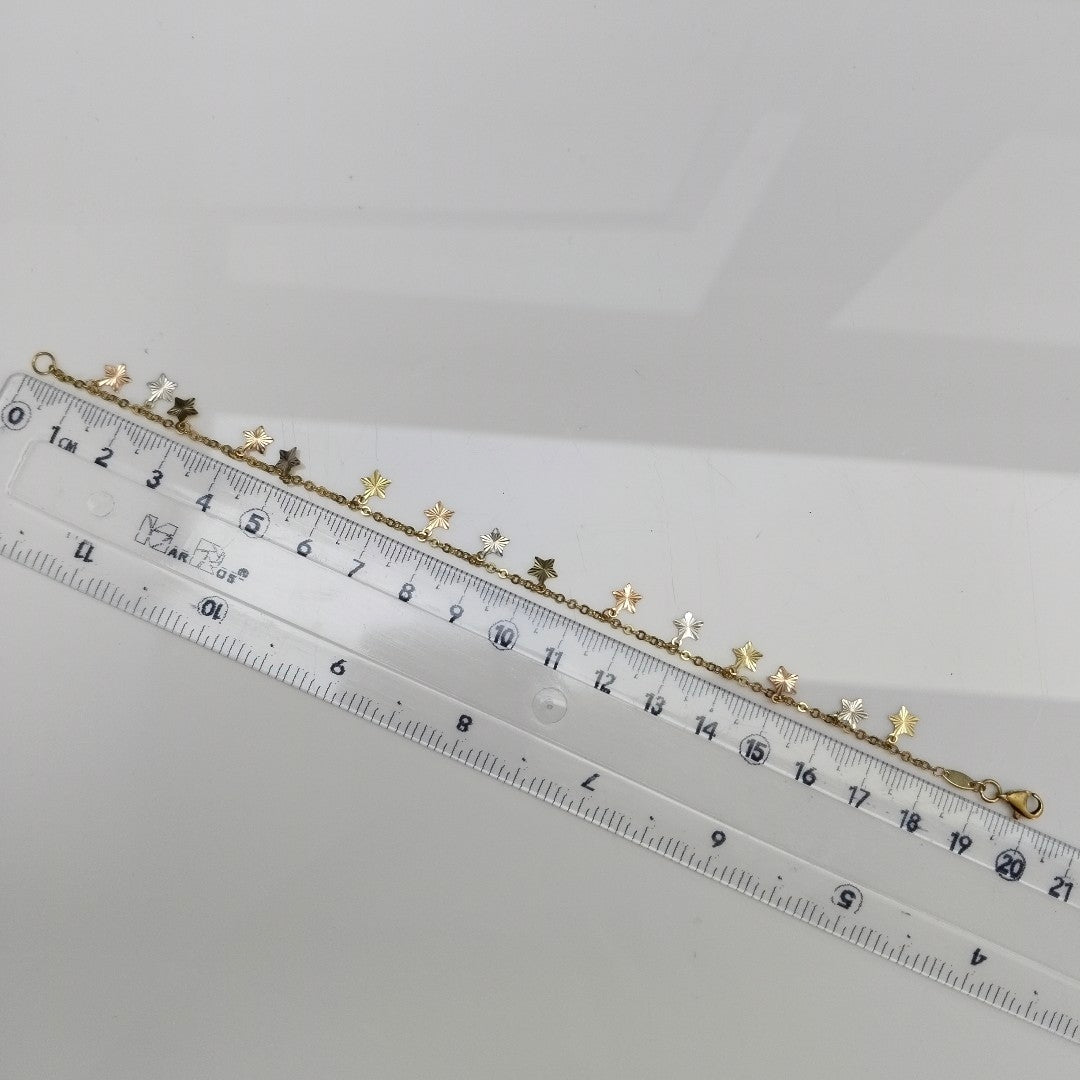 PULSERA ORO, ORO COMBINADO 10 K 2.5 GRMS (SEMINUEVO)