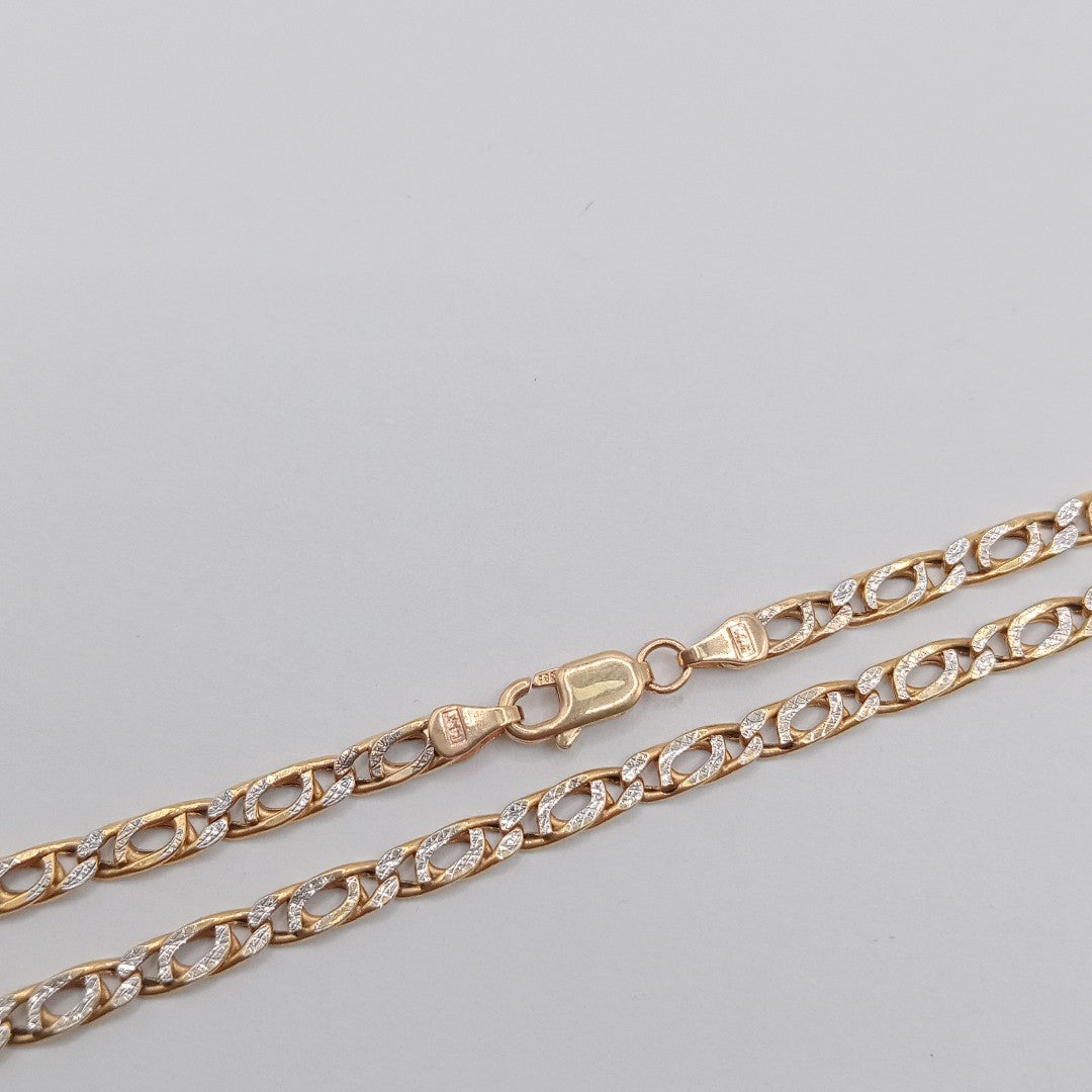 CADENA ORO,RODIADO 14 K 5,80 GRMS (SEMINUEVO)
