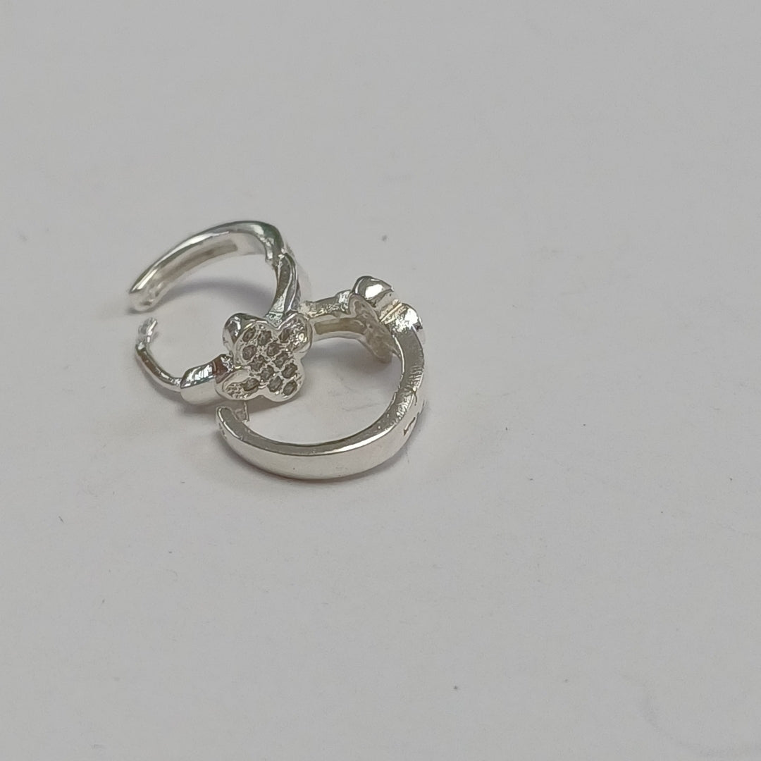 ARRACADAS C/CIRCONIAS PLATA .925 1.9 GR (NUEVO)