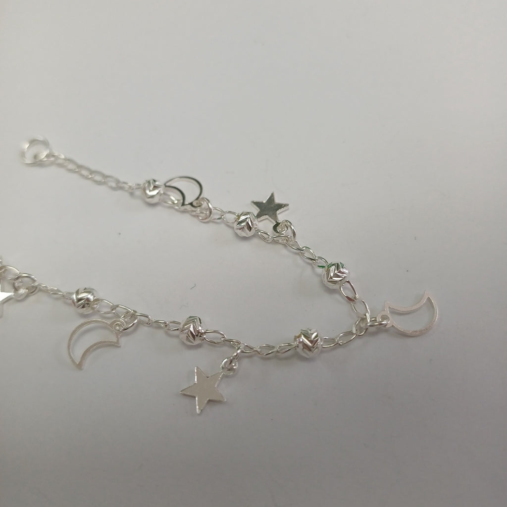 PULSERA TEJIDO TEJIDO ESPECIAL PLATA .925 18 CM 3.1 GR (NUEVO)