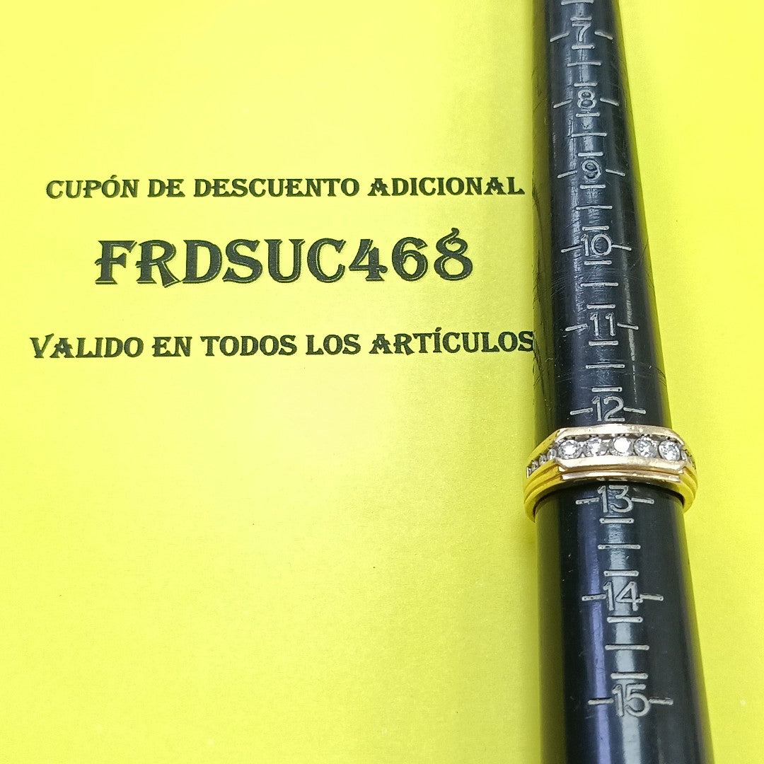 ANILLO ORO 10 K 7,20 GRMS (SEMINUEVO)