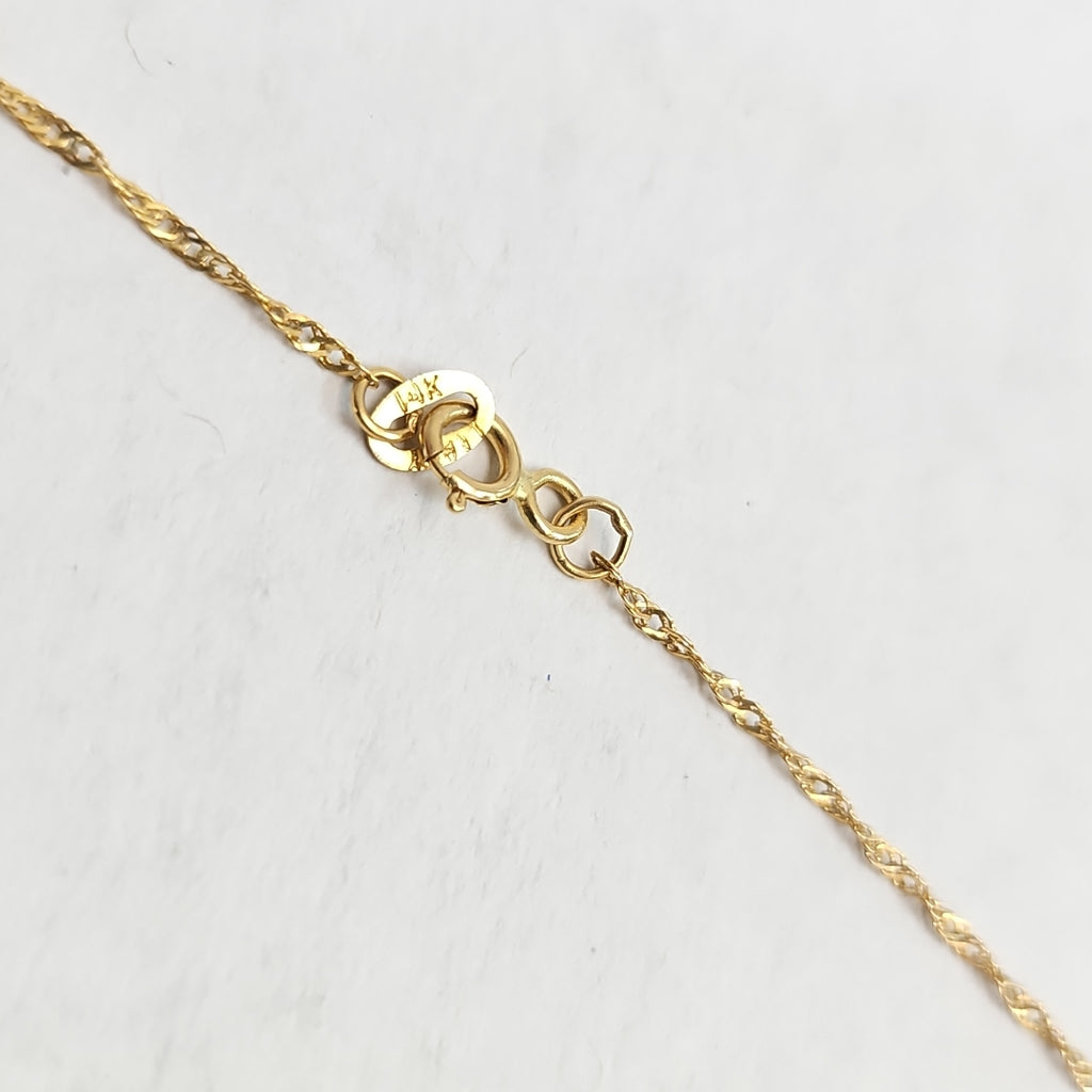 COLLAR ORO 14 K 3,20 GRMS (SEMINUEVO)