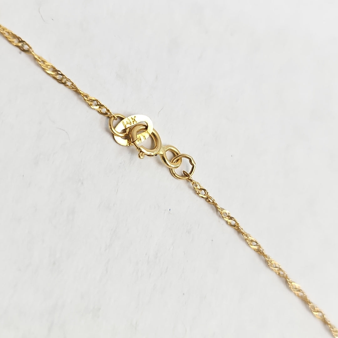 COLLAR ORO 14 K 3,20 GRMS (SEMINUEVO)
