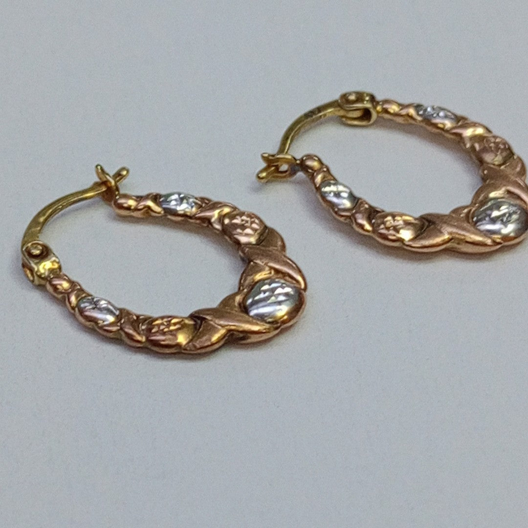 ARRACADAS PAR ORO 10 K 1,20 GRMS (SEMINUEVO)