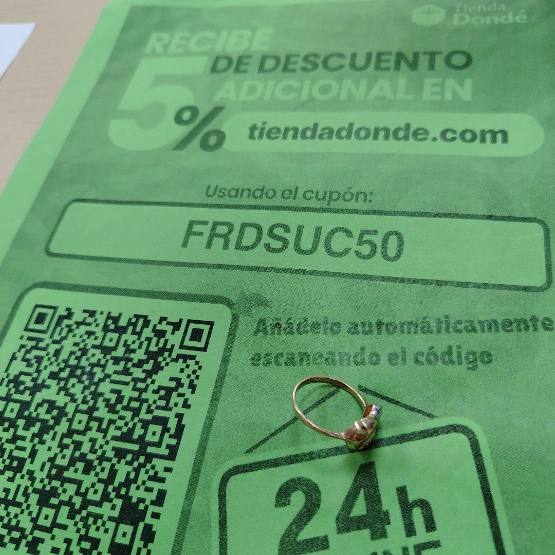 ANILLITO ORO 10 K 2.5 GRMS (SEMINUEVO)