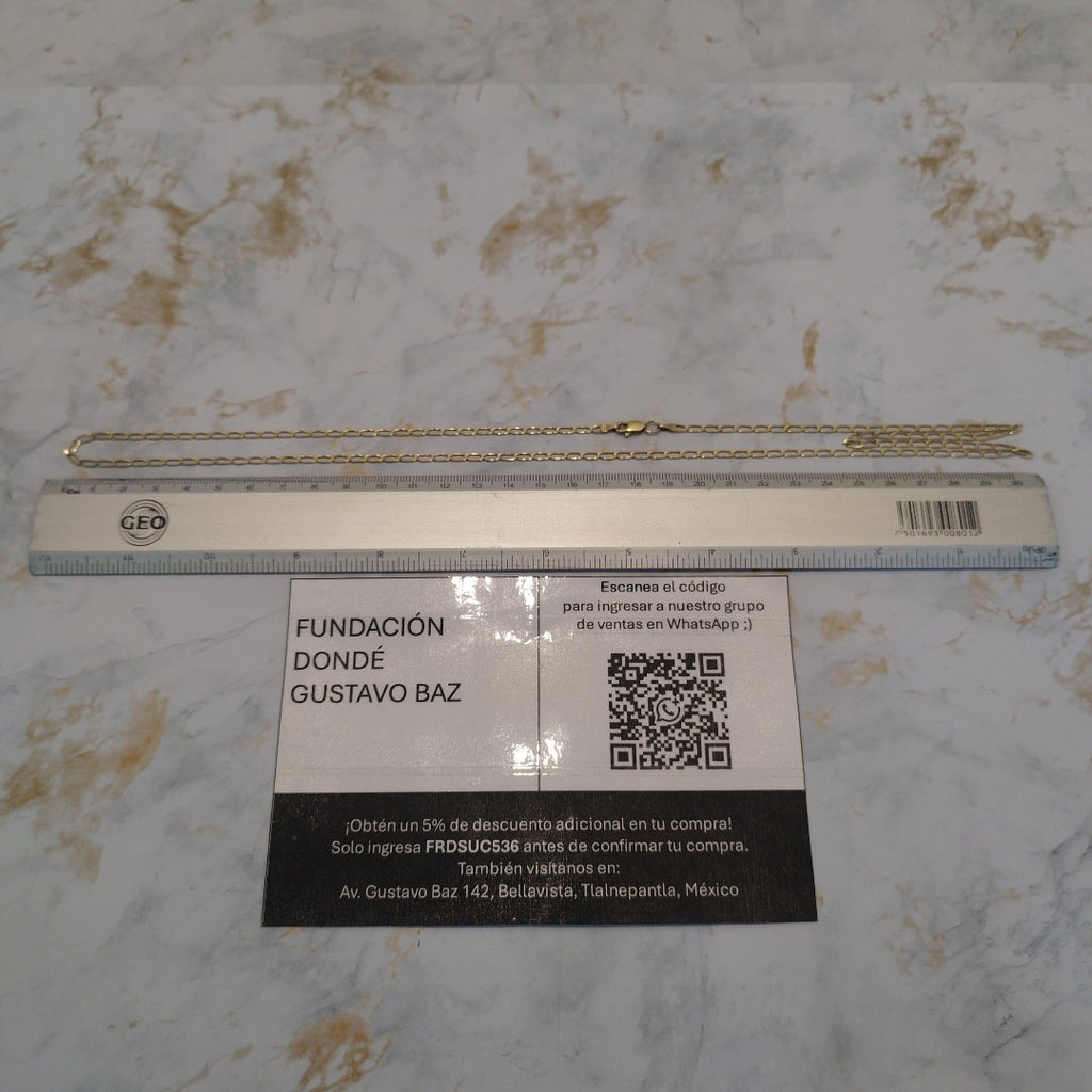 CADENA ORO 14 K 8 GRMS (SEMINUEVO)