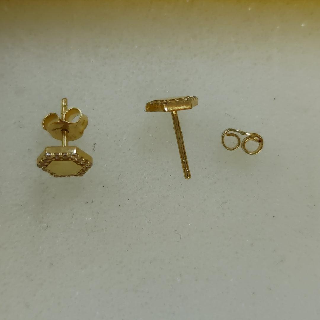 BROQUELES ORO 14K 1.4 (NUEVO)