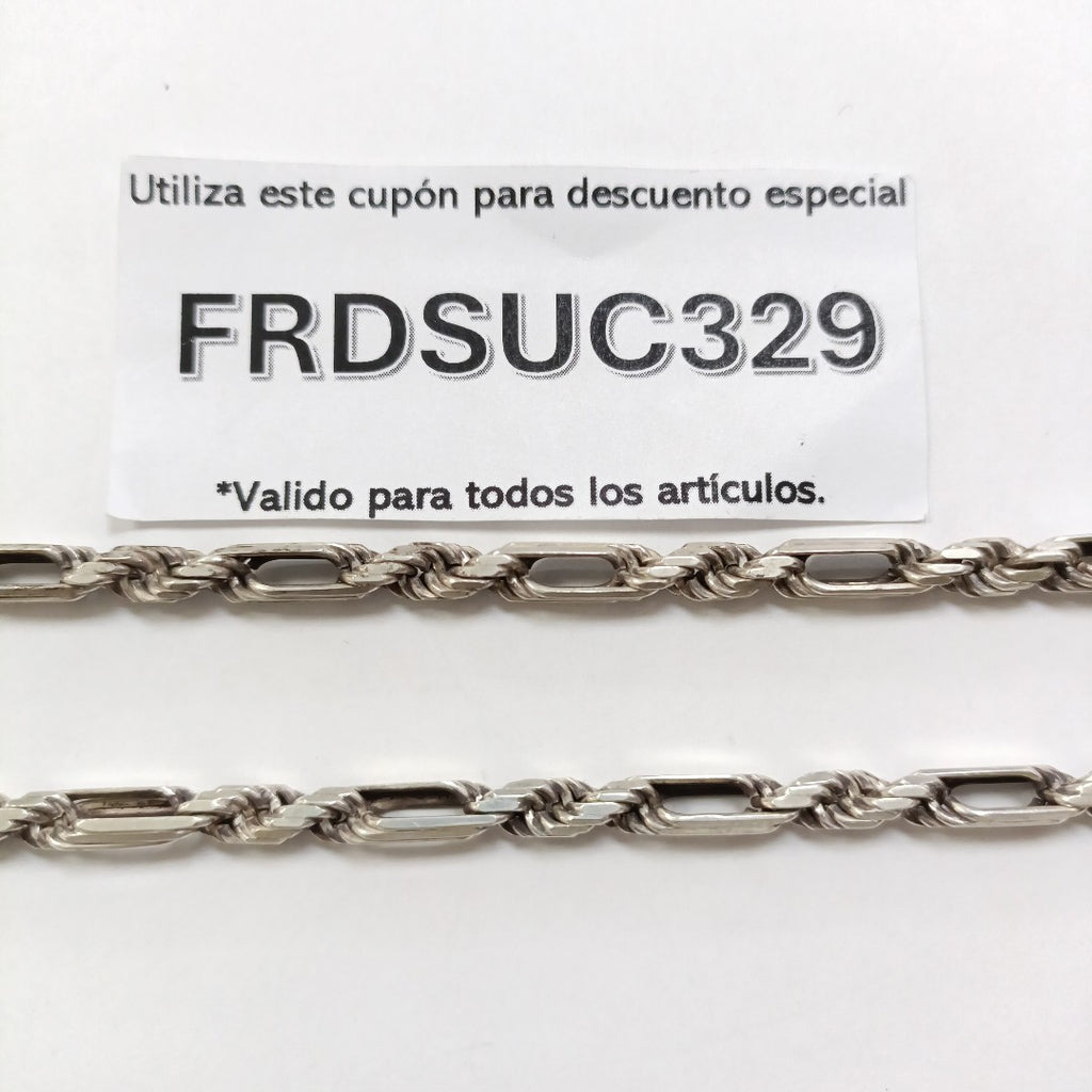 CADENA PLATA 38.5 GRMS (SEMINUEVO)