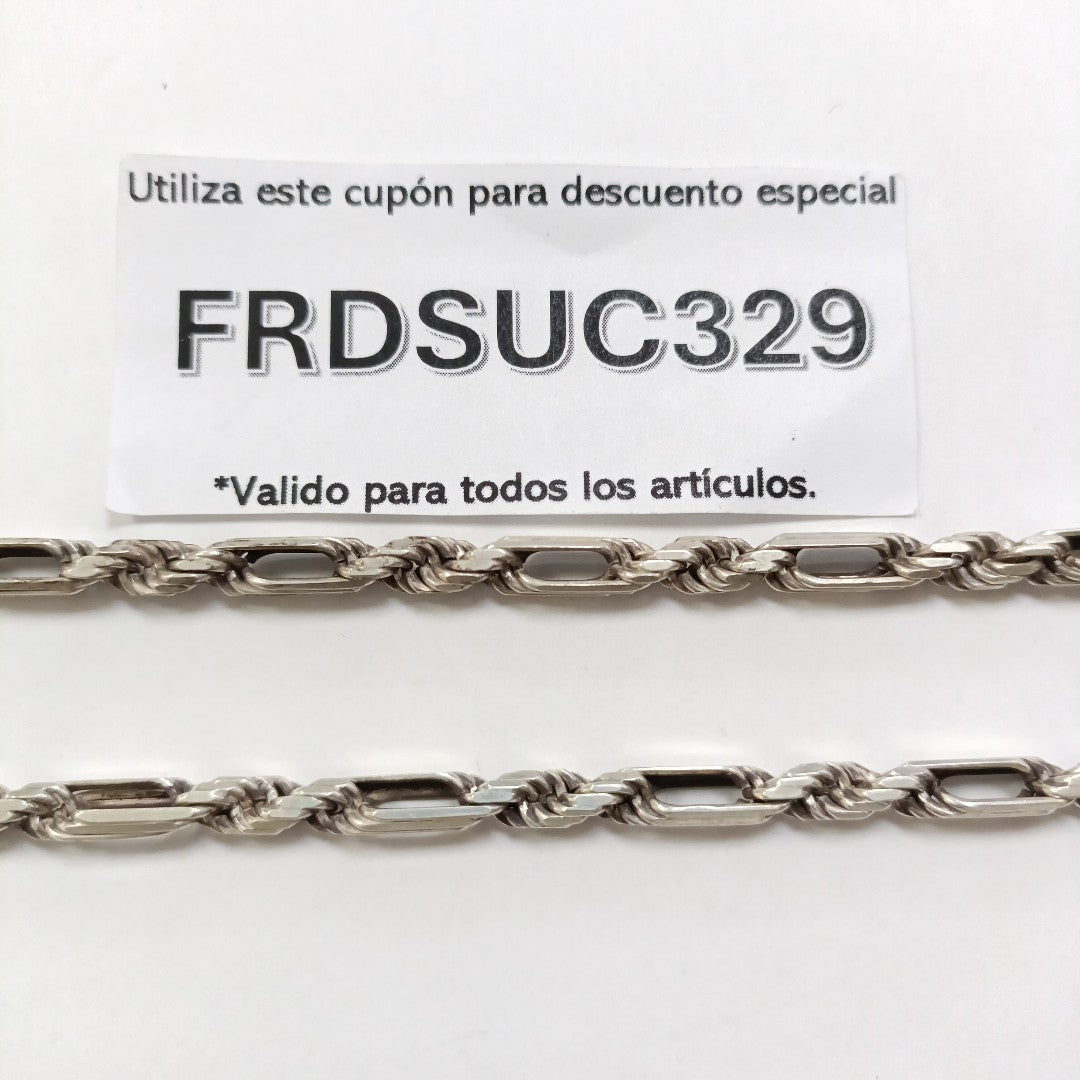 CADENA PLATA 38.5 GRMS (SEMINUEVO)