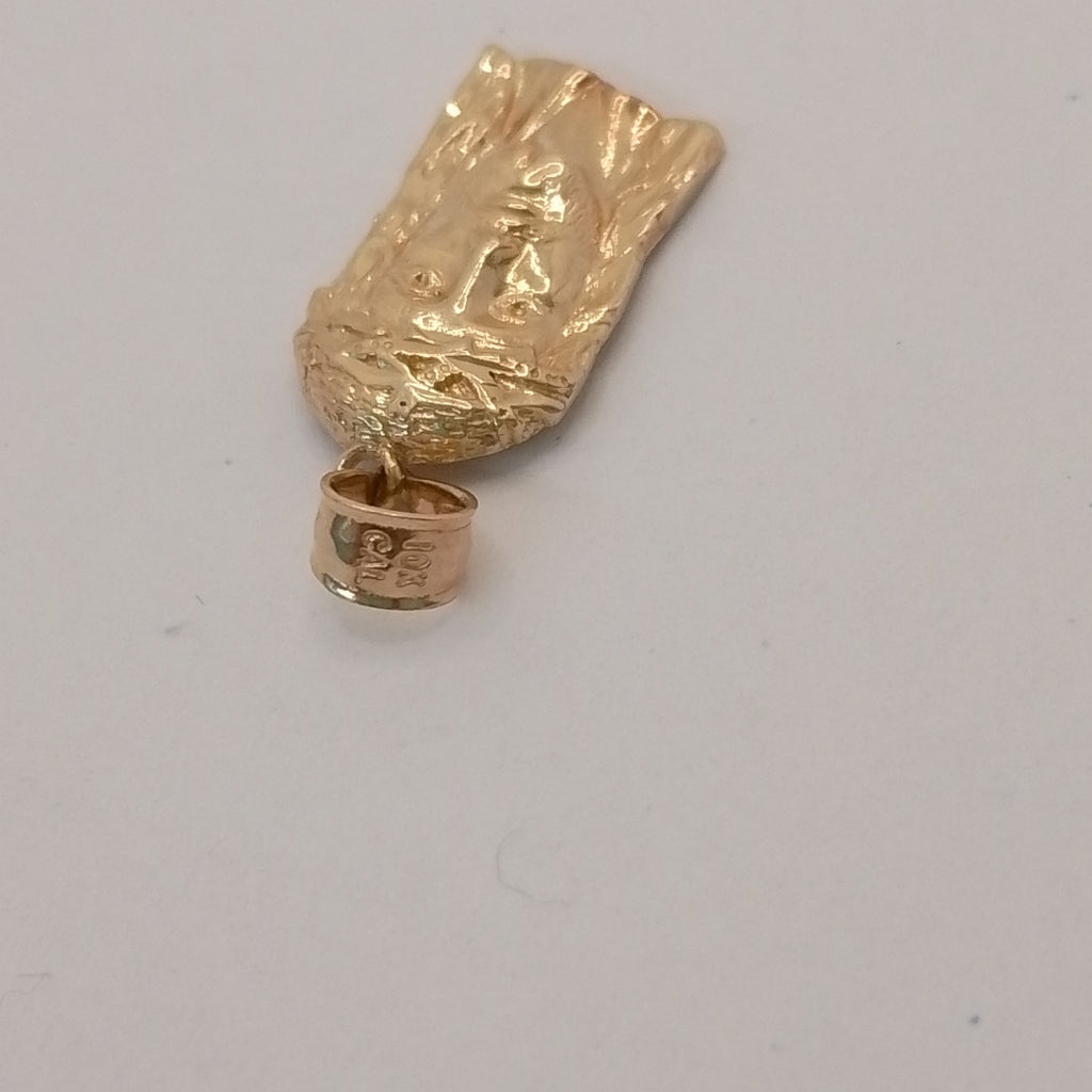 MEDALLA RELIGIOSA ORO 10 K 1,40 GRMS (SEMINUEVO)