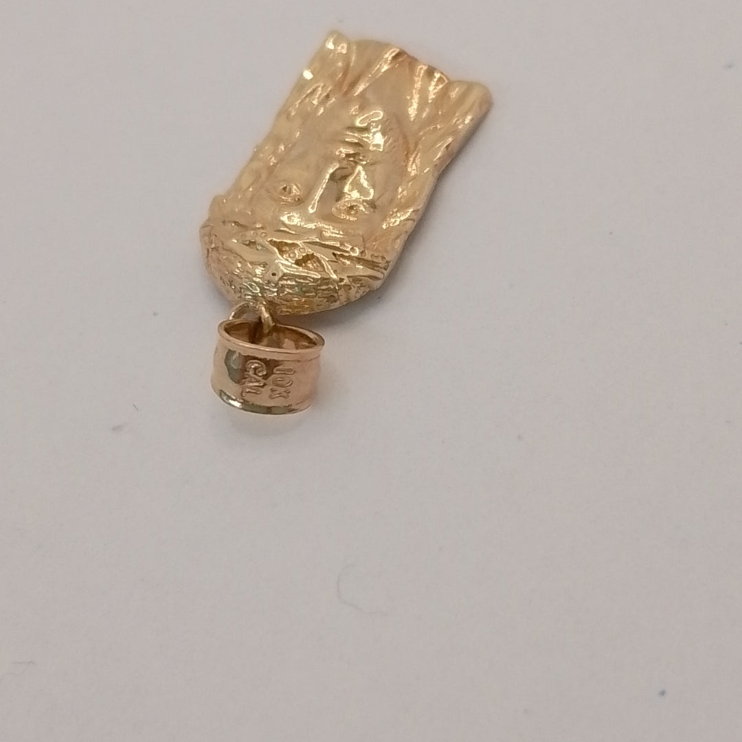 MEDALLA RELIGIOSA ORO 10 K 1,40 GRMS (SEMINUEVO)