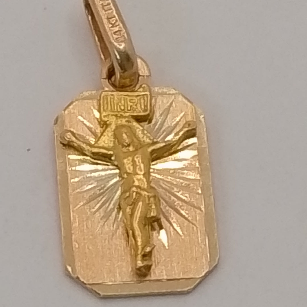 MEDALLA RELIGIOSA ORO 14 K 2 GRMS (SEMINUEVO)