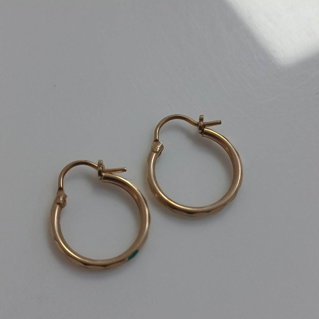 ARRACADAS PAR ORO 10 K 1 GRMS (SEMINUEVO)
