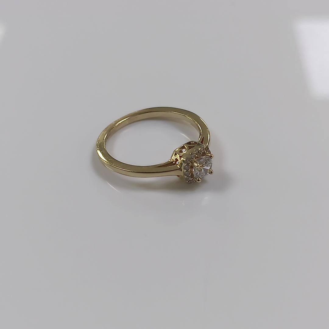 ANILLITO ORO 14 K 2.9 GRMS (SEMINUEVO)