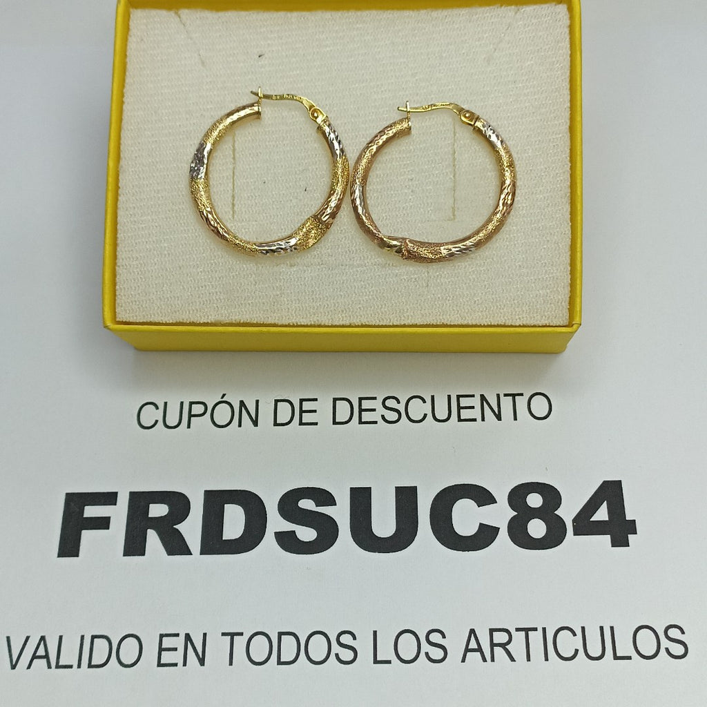 ARRACADAS PAR ORO 10 K 1,70 GRMS (SEMINUEVO)