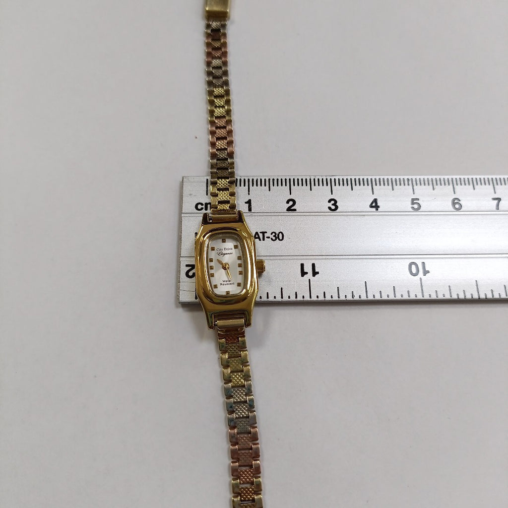 RELOJ CAJA ACERO PULSO ORO ORO COMBINADO 10 K 13.1 GRMS (SEMINUEVO)
