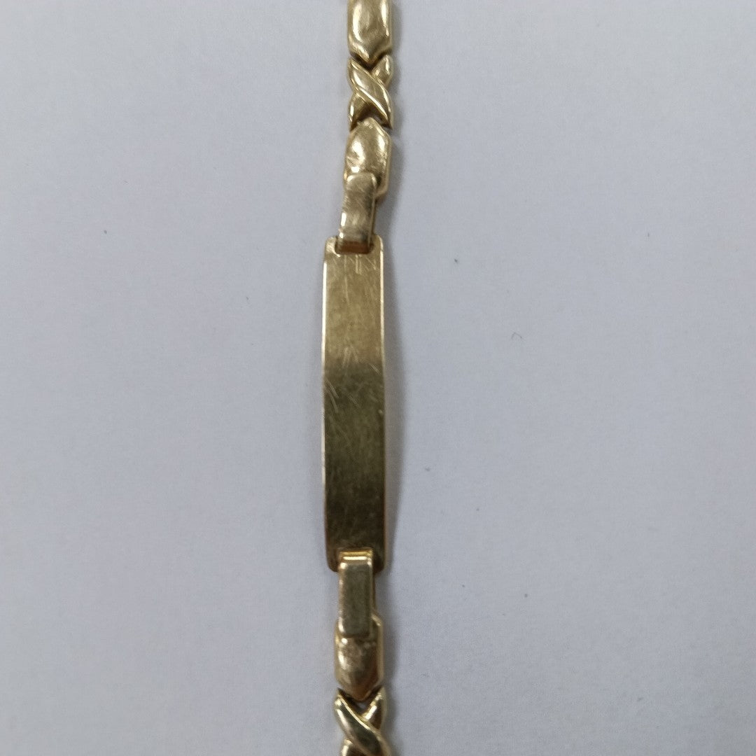 ESCLAVA ORO 14 K 4 GRMS (SEMINUEVO)