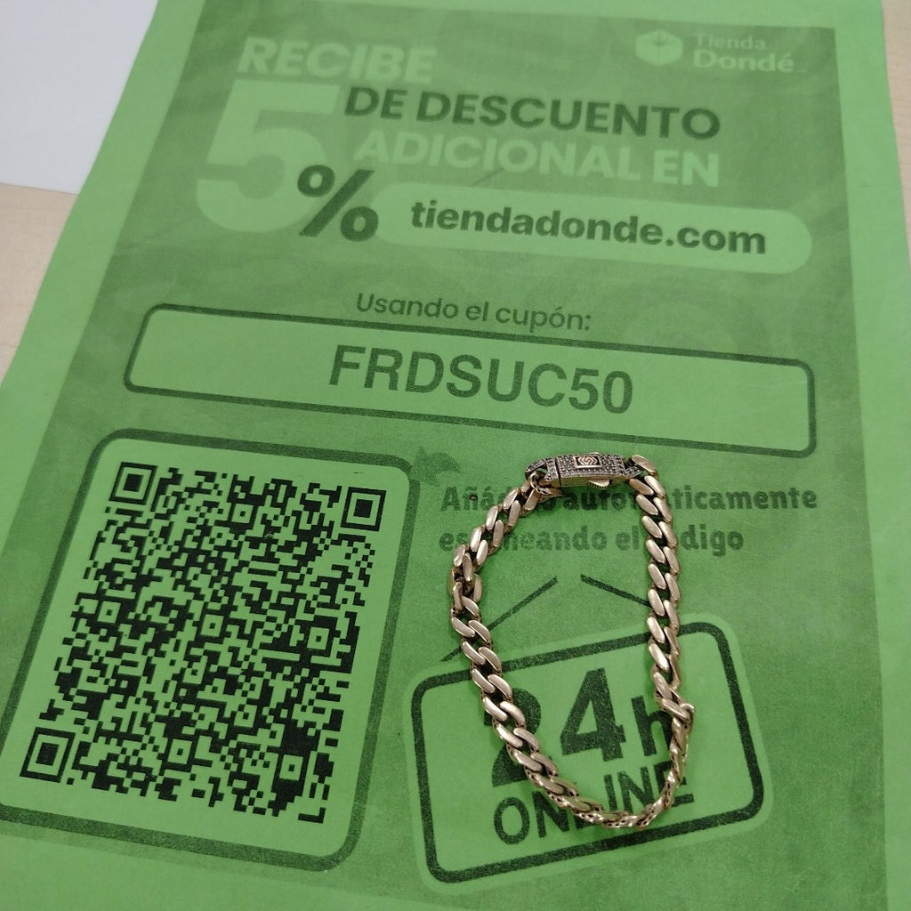 PULSERA ORO 14 K 13.3 GRMS (SEMINUEVO)