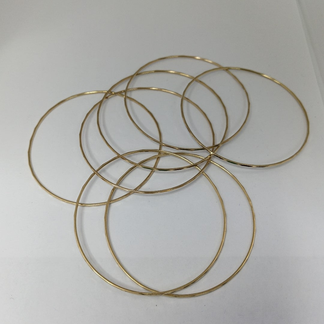 SEMANARIO DE PULSERAS ORO 14 K 23.5 GRMS (SEMINUEVO)