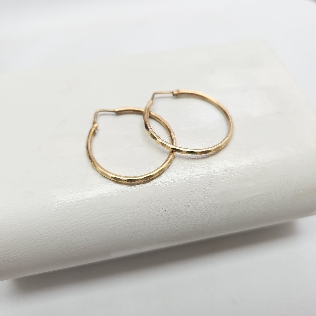 ARRACADAS PAR ORO 10 K 1.7 GRMS (SEMINUEVO)
