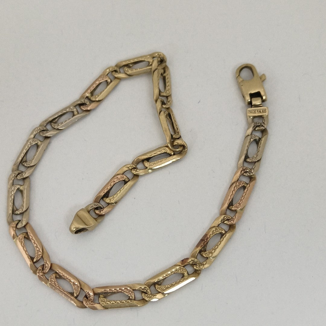 PULSERA ORO,RODIADO 10 K 10,50 GRMS (SEMINUEVO)