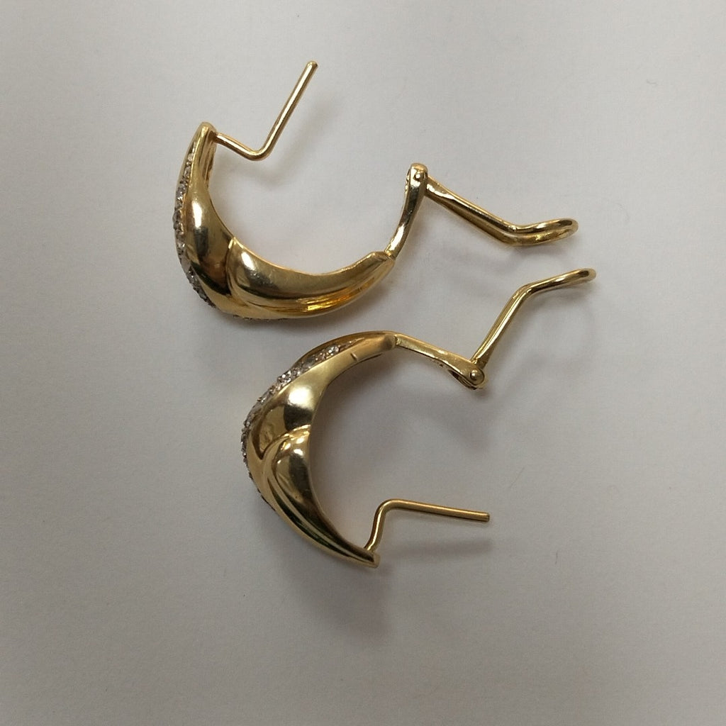 ARETES PAR ORO 14 K 11.4 GRMS (SEMINUEVO)