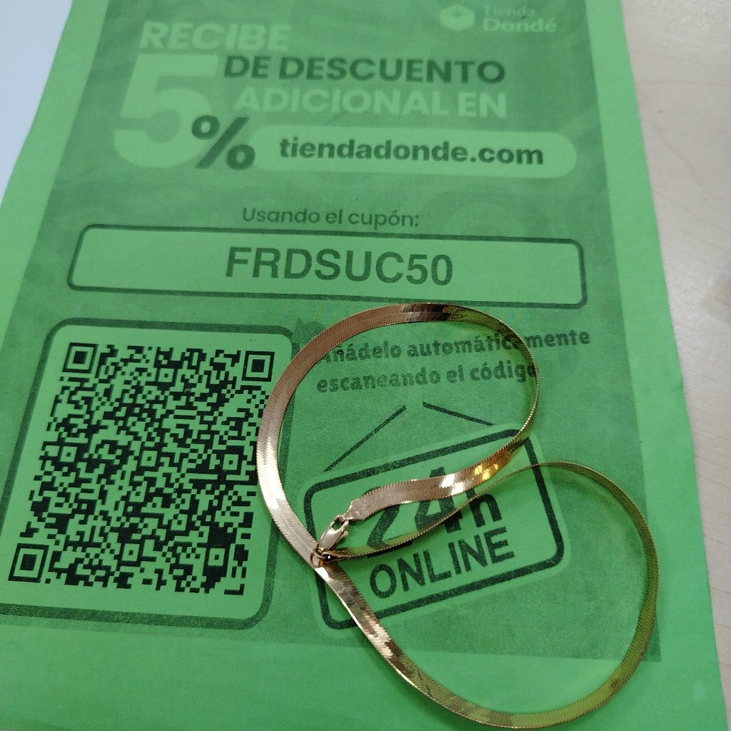 GARGANTILLA ORO 14 K 13.4 GRMS (SEMINUEVO)