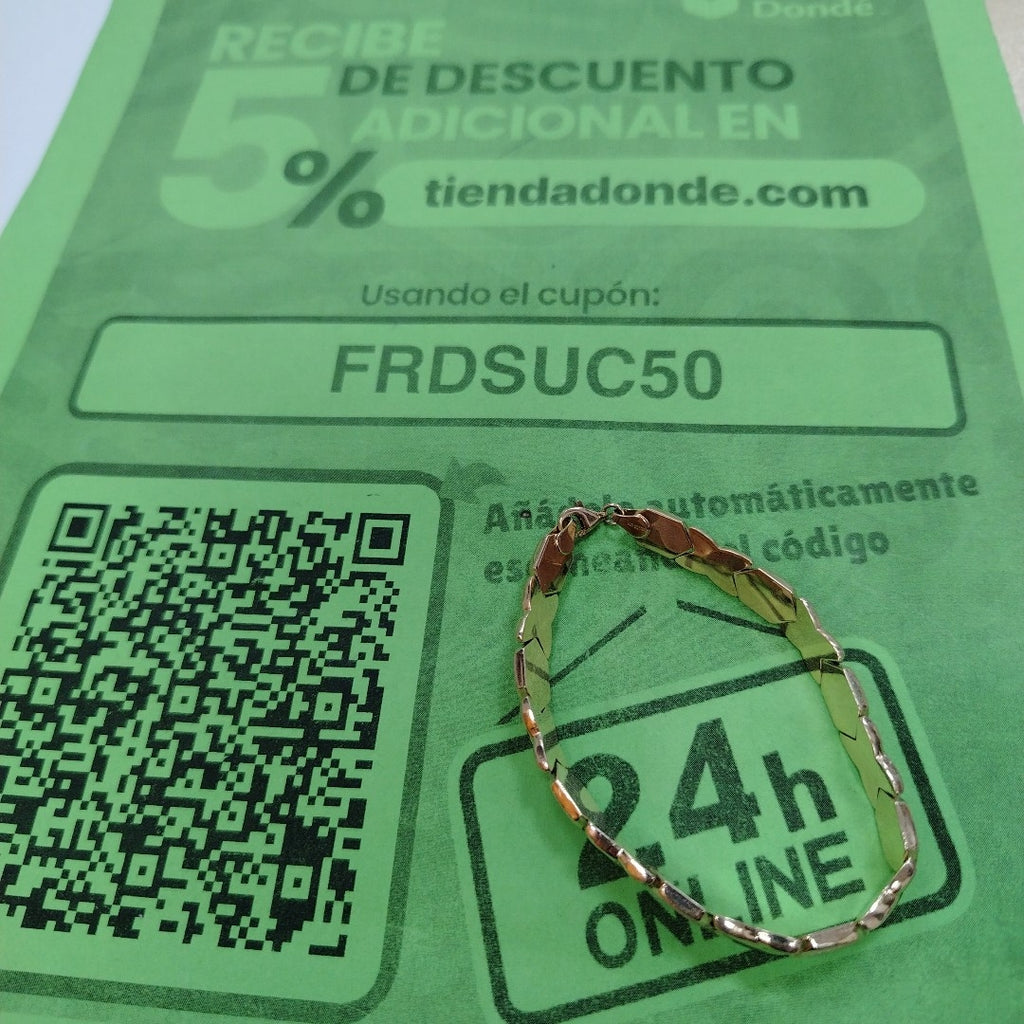 PULSERA ORO 10 K 8.2 GRMS (SEMINUEVO)