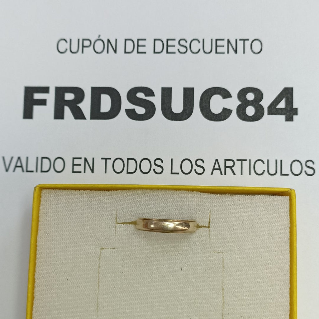 ARGOLLA ORO 10 K 1.8 GRMS (SEMINUEVO)
