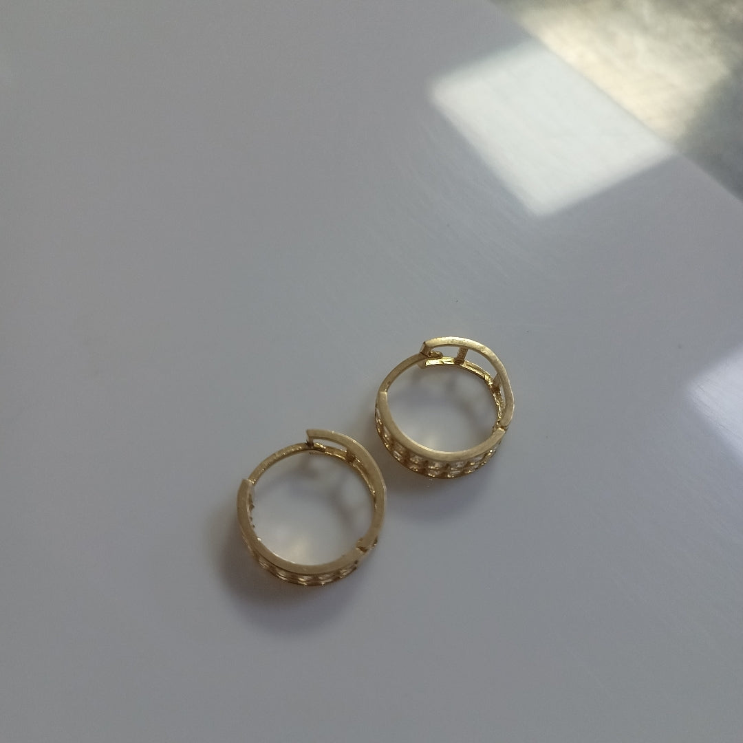ARETES PAR ORO 10 K 2.4 GRMS (SEMINUEVO)