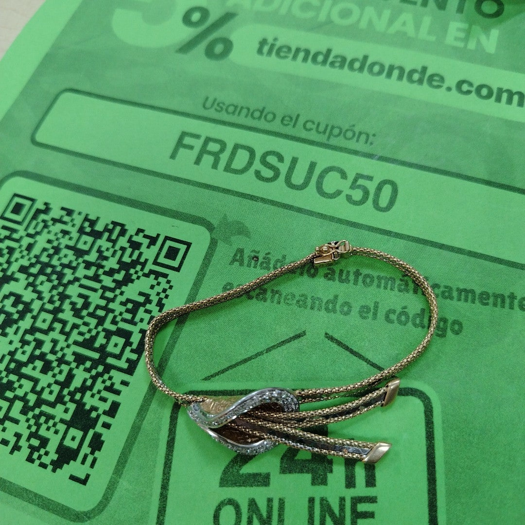 PULSERA ORO 14 K 14.4 GRMS (SEMINUEVO)