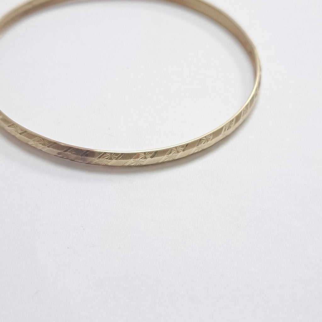 PULSERA RIGIDA ORO 10 K 4,10 GRMS (SEMINUEVO)