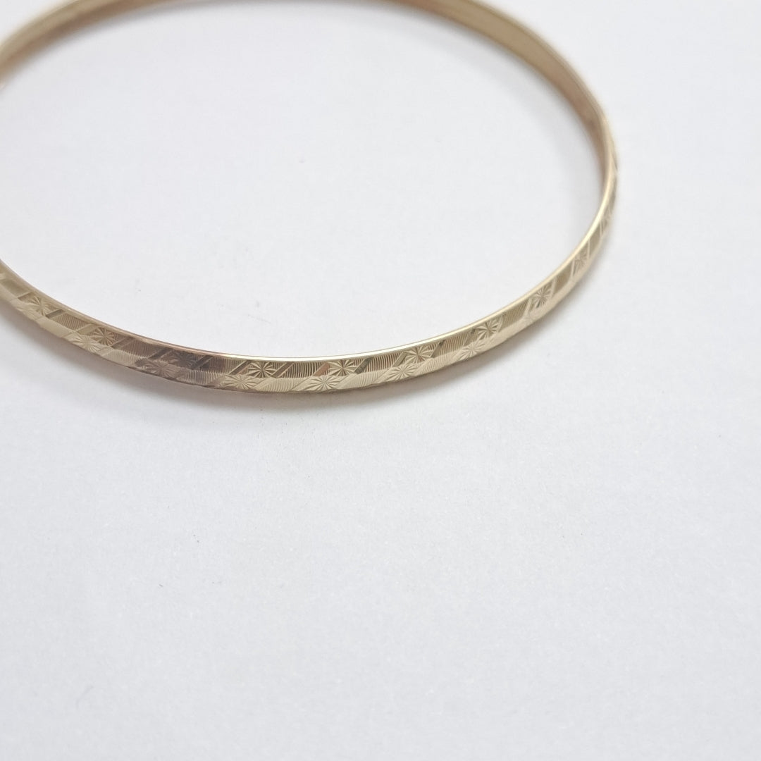 PULSERA RIGIDA ORO 10 K 4,10 GRMS (SEMINUEVO)