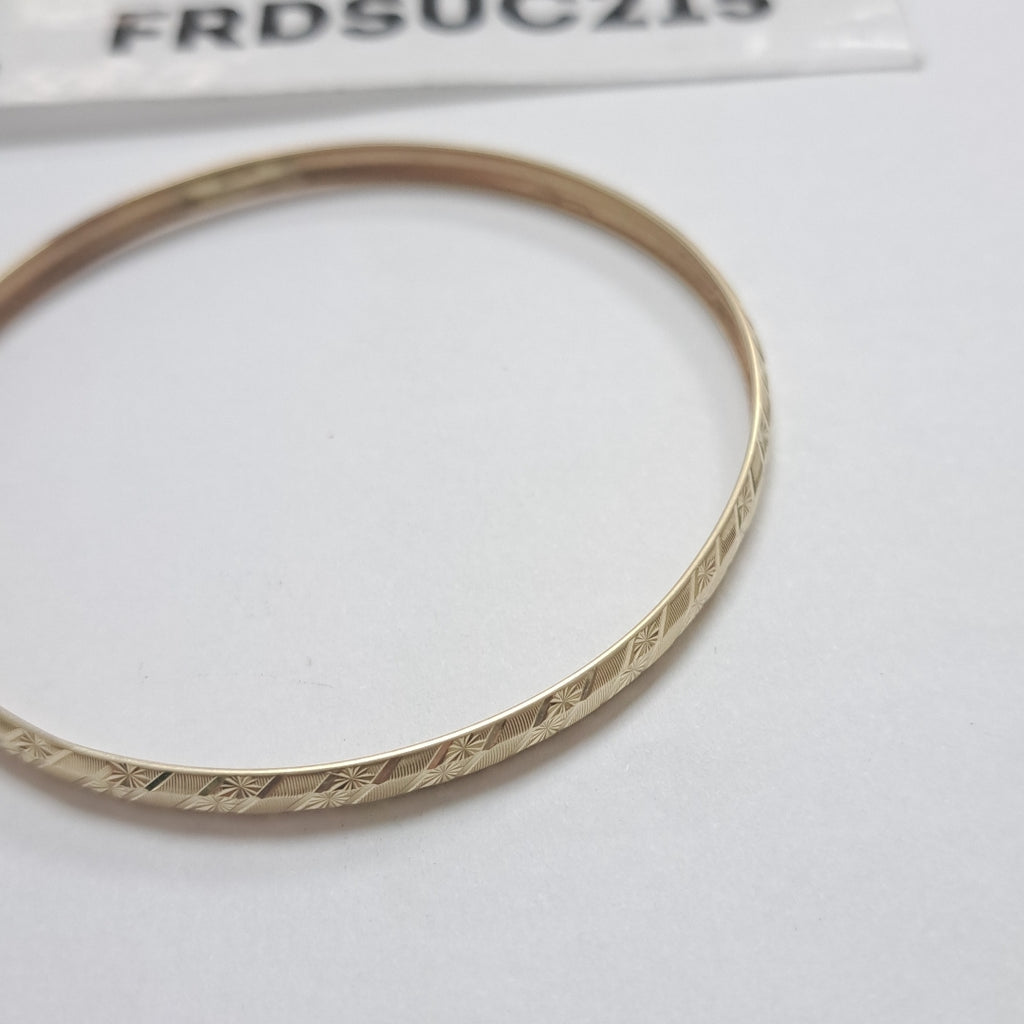 PULSERA RIGIDA ORO 10 K 3,90 GRMS (SEMINUEVO)