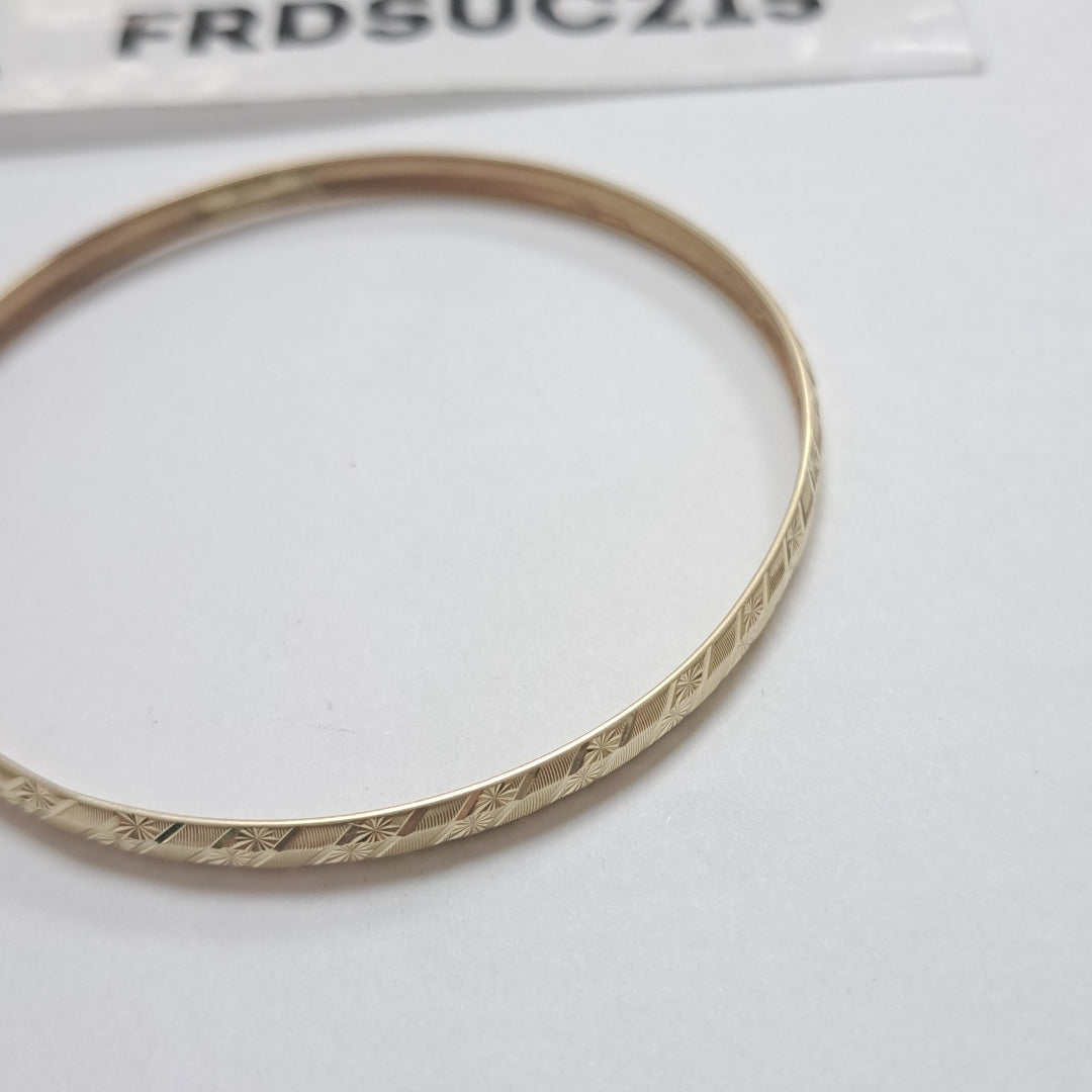 PULSERA RIGIDA ORO 10 K 3,90 GRMS (SEMINUEVO)