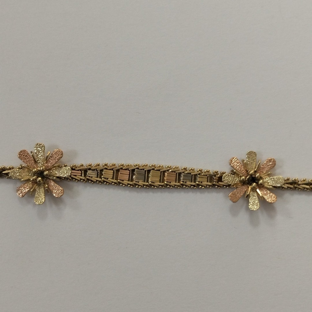 PULSERA ORO, ORO COMBINADO 14 K 8.7 GRMS (SEMINUEVO)