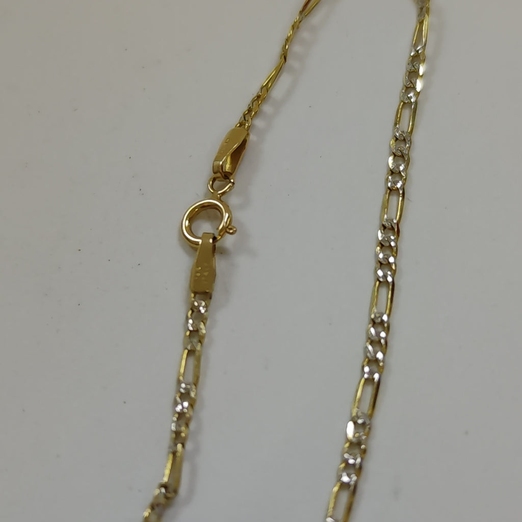 CADENA,MEDALLA PERSONAL ORO 14 K 3,80 GRMS (SEMINUEVO)