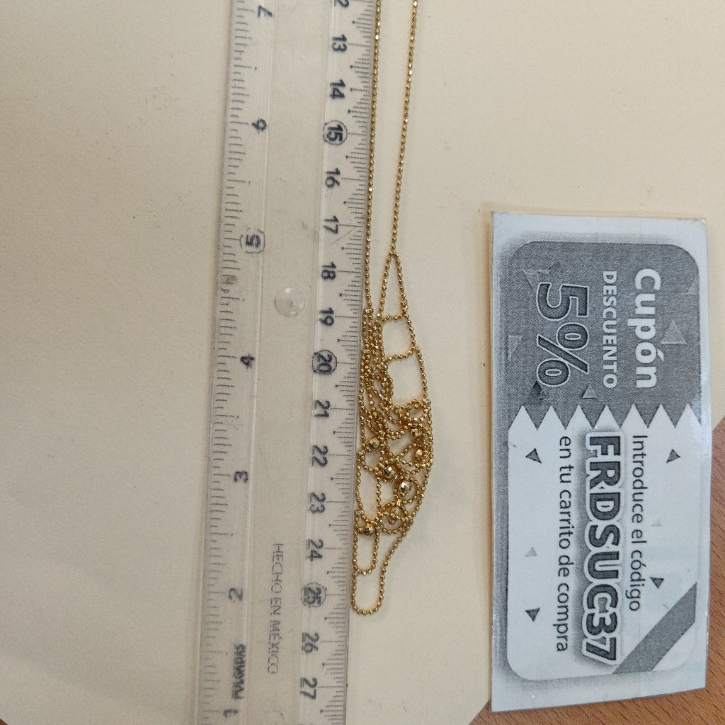 GARGANTILLA ORO 14 K 5.5 GRMS (SEMINUEVO)