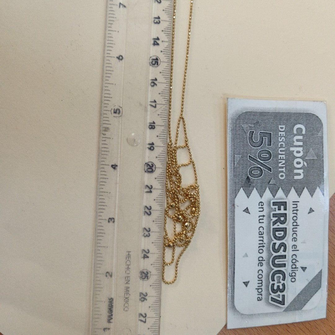 GARGANTILLA ORO 14 K 5.5 GRMS (SEMINUEVO)